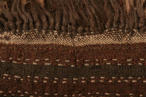 Kilim Brown Flat Woven 43 X 75  Area Rug 100-27621 Image 6