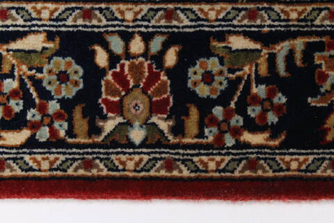 Sarouk Beige Hand Knotted 211 X 410  Area Rug 250-27625 Image 3