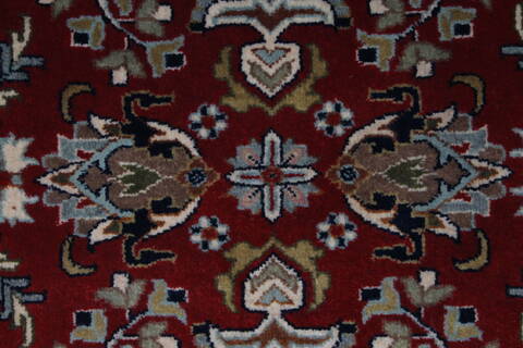 Sarouk Beige Hand Knotted 211 X 410  Area Rug 250-27625 Image 4