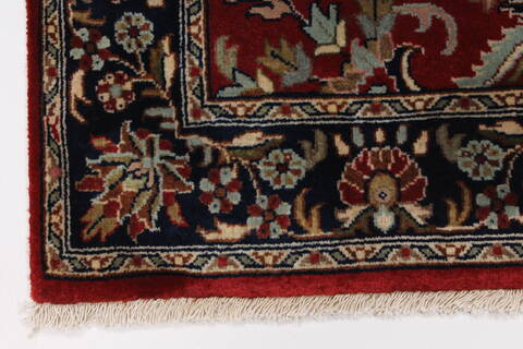 Sarouk Beige Hand Knotted 211 X 410  Area Rug 250-27625 Image 5