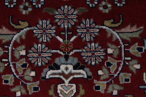 Sarouk Beige Hand Knotted 211 X 410  Area Rug 250-27625 Image 7