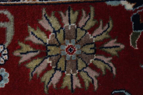 Sarouk Beige Hand Knotted 211 X 410  Area Rug 250-27625 Image 8