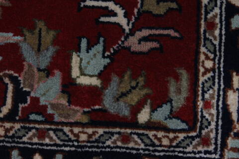 Sarouk Beige Hand Knotted 211 X 410  Area Rug 250-27625 Image 9