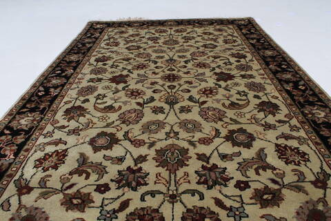 Kashmar Beige Hand Knotted 31 X 51  Area Rug 250-27633 Image 2