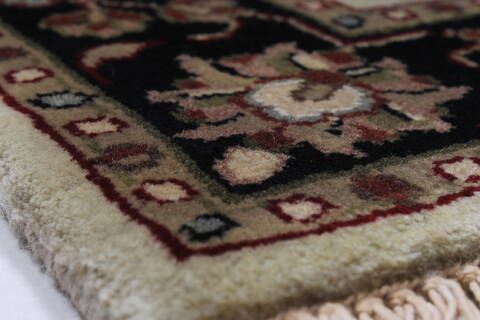 Kashmar Beige Hand Knotted 31 X 51  Area Rug 250-27633 Image 6