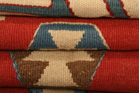 Afshar Beige Flat Woven 37 X 50  Area Rug 100-27636 Image 4