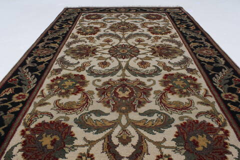 Kashan Beige Hand Knotted 32 X 51  Area Rug 250-27637 Image 2