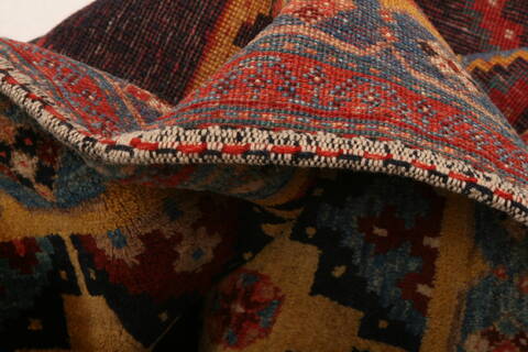 Qashqai Blue Hand Knotted 64 X 90  Area Rug 100-27641 Image 1