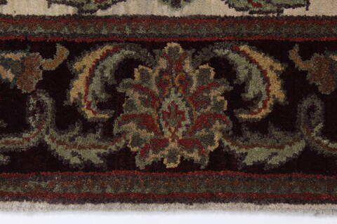 Kashan Green Hand Knotted 30 X 52  Area Rug 250-27643 Image 3
