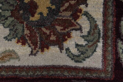 Kashan Green Hand Knotted 30 X 52  Area Rug 250-27643 Image 9