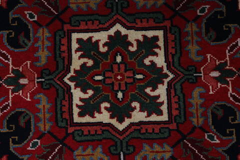 Karajeh Red Hand Knotted 211 X 410  Area Rug 250-27645 Image 3