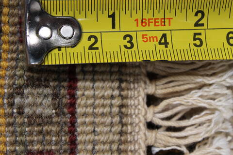 Kashmar Beige Hand Knotted 210 X 411  Area Rug 250-27648 Image 1