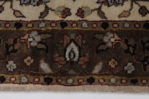 Kashmar Beige Hand Knotted 210 X 411  Area Rug 250-27648 Image 3