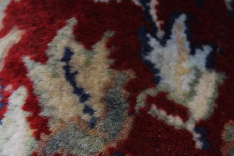 Sarouk Blue Hand Knotted 211 X 411  Area Rug 250-27652 Image 10