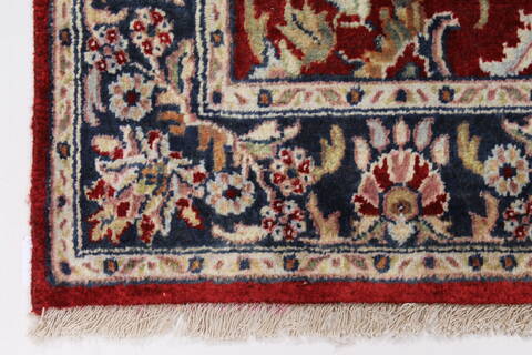Sarouk Blue Hand Knotted 211 X 411  Area Rug 250-27652 Image 6