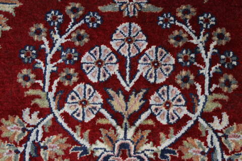 Sarouk Blue Hand Knotted 211 X 411  Area Rug 250-27652 Image 8