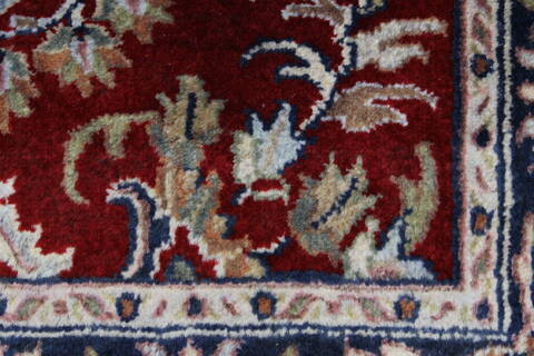 Sarouk Blue Hand Knotted 211 X 411  Area Rug 250-27652 Image 9