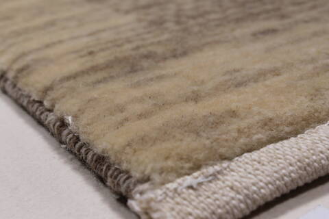 Gabbeh Beige Hand Knotted 211 X 50  Area Rug 250-27661 Image 7