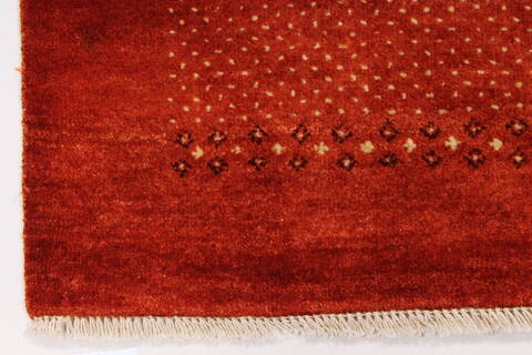 Gabbeh Brown Hand Knotted 30 X 50  Area Rug 250-27663 Image 2