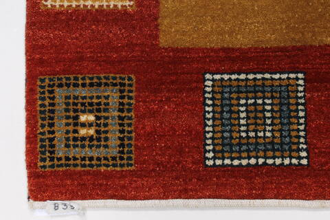 Gabbeh Brown Hand Knotted 30 X 52  Area Rug 250-27667 Image 3