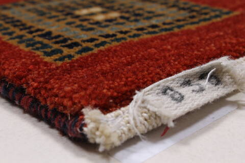 Gabbeh Brown Hand Knotted 30 X 52  Area Rug 250-27667 Image 4