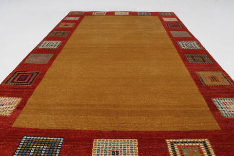 Gabbeh Brown Hand Knotted 30 X 52  Area Rug 250-27667 Image 7