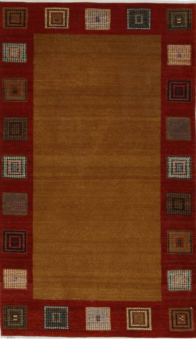 Gabbeh Brown Hand Knotted 30 X 52  Area Rug 250-27667 Image 0
