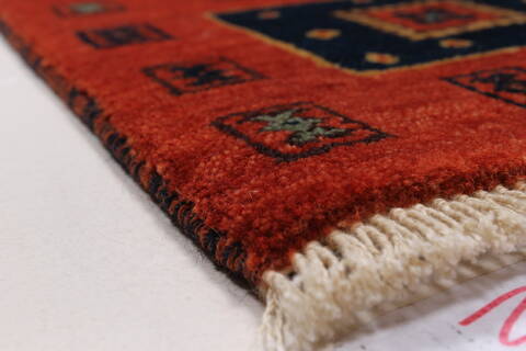 Gabbeh Brown Hand Knotted 31 X 51  Area Rug 250-27670 Image 4