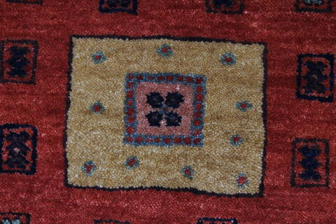 Gabbeh Brown Hand Knotted 31 X 51  Area Rug 250-27670 Image 5