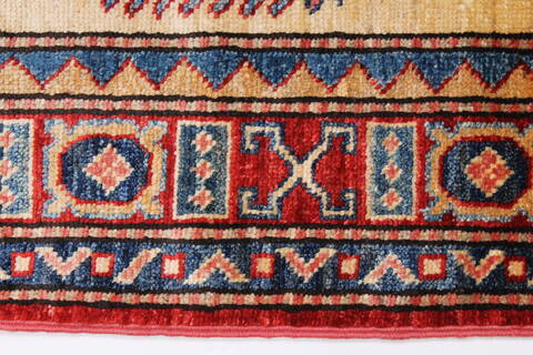 Kazak Beige Hand Knotted 32 X 57  Area Rug 250-27679 Image 2