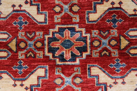 Kazak Beige Hand Knotted 32 X 57  Area Rug 250-27679 Image 3