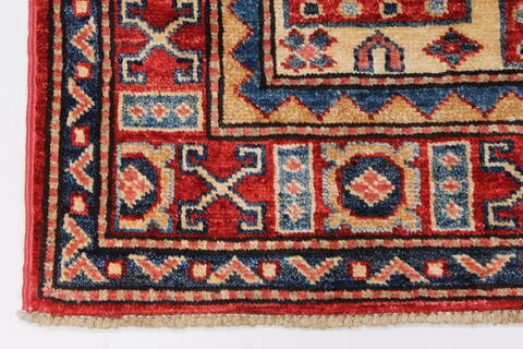 Kazak Beige Hand Knotted 32 X 57  Area Rug 250-27679 Image 4