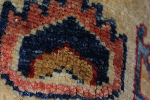 Kazak Beige Hand Knotted 211 X 49  Area Rug 250-27682 Image 3