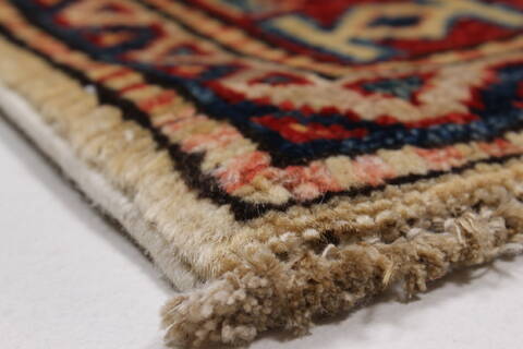 Kazak Beige Hand Knotted 211 X 49  Area Rug 250-27682 Image 9