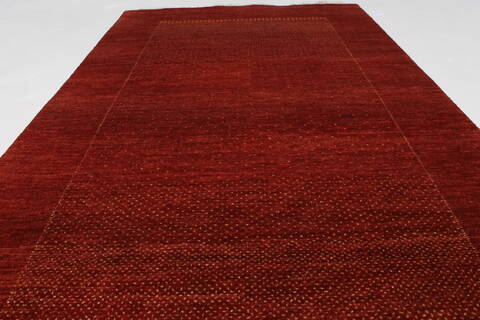 Gabbeh Red Hand Knotted 30 X 52  Area Rug 250-27684 Image 2