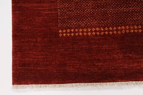 Gabbeh Red Hand Knotted 30 X 52  Area Rug 250-27684 Image 3