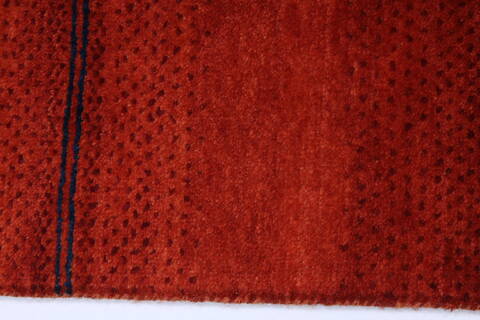 Gabbeh Brown Hand Knotted 211 X 50  Area Rug 250-27687 Image 1
