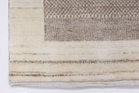 Gabbeh Beige Hand Knotted 211 X 410  Area Rug 250-27689 Image 6