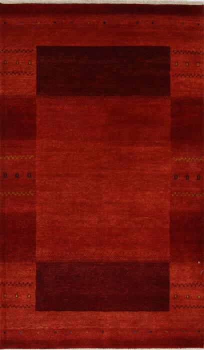 Gabbeh Red Hand Knotted 30 X 50  Area Rug 250-27690 Image 0