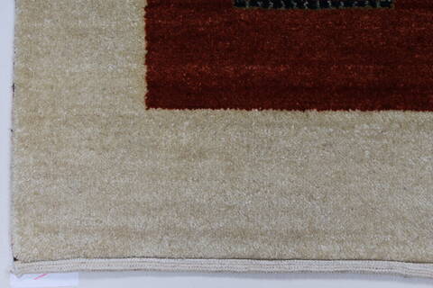 Gabbeh Multicolor Hand Knotted 210 X 53  Area Rug 250-27693 Image 5