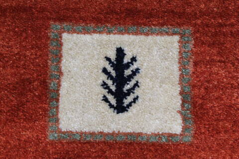Gabbeh Multicolor Hand Knotted 210 X 53  Area Rug 250-27693 Image 7