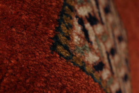 Gabbeh Multicolor Hand Knotted 210 X 53  Area Rug 250-27693 Image 8