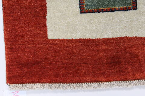 Gabbeh Multicolor Hand Knotted 30 X 51  Area Rug 250-27699 Image 5