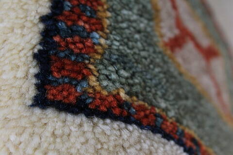 Gabbeh Multicolor Hand Knotted 30 X 51  Area Rug 250-27699 Image 8