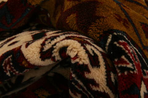Turkman Red Square Hand Knotted 610 X 711  Area Rug 100-27704 Image 1