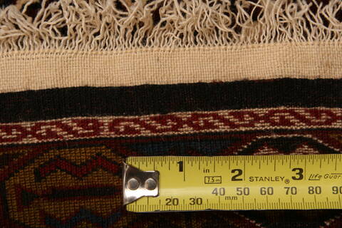 Turkman Red Square Hand Knotted 610 X 711  Area Rug 100-27704 Image 5