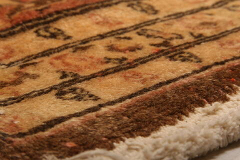 Hereke Brown Hand Knotted 53 X 78  Area Rug 100-27706 Image 6