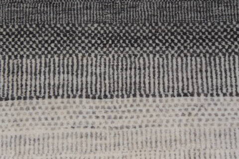 Gabbeh Grey Hand Knotted 211 X 411  Area Rug 250-27708 Image 4