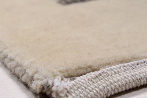 Gabbeh Grey Hand Knotted 211 X 411  Area Rug 250-27708 Image 7