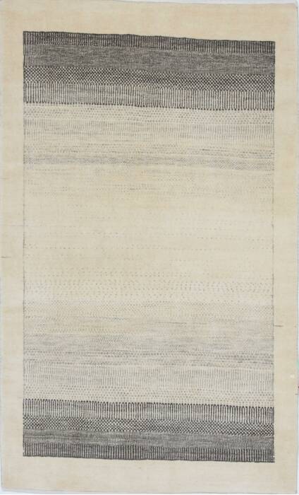 Gabbeh Grey Hand Knotted 211 X 411  Area Rug 250-27708 Image 0